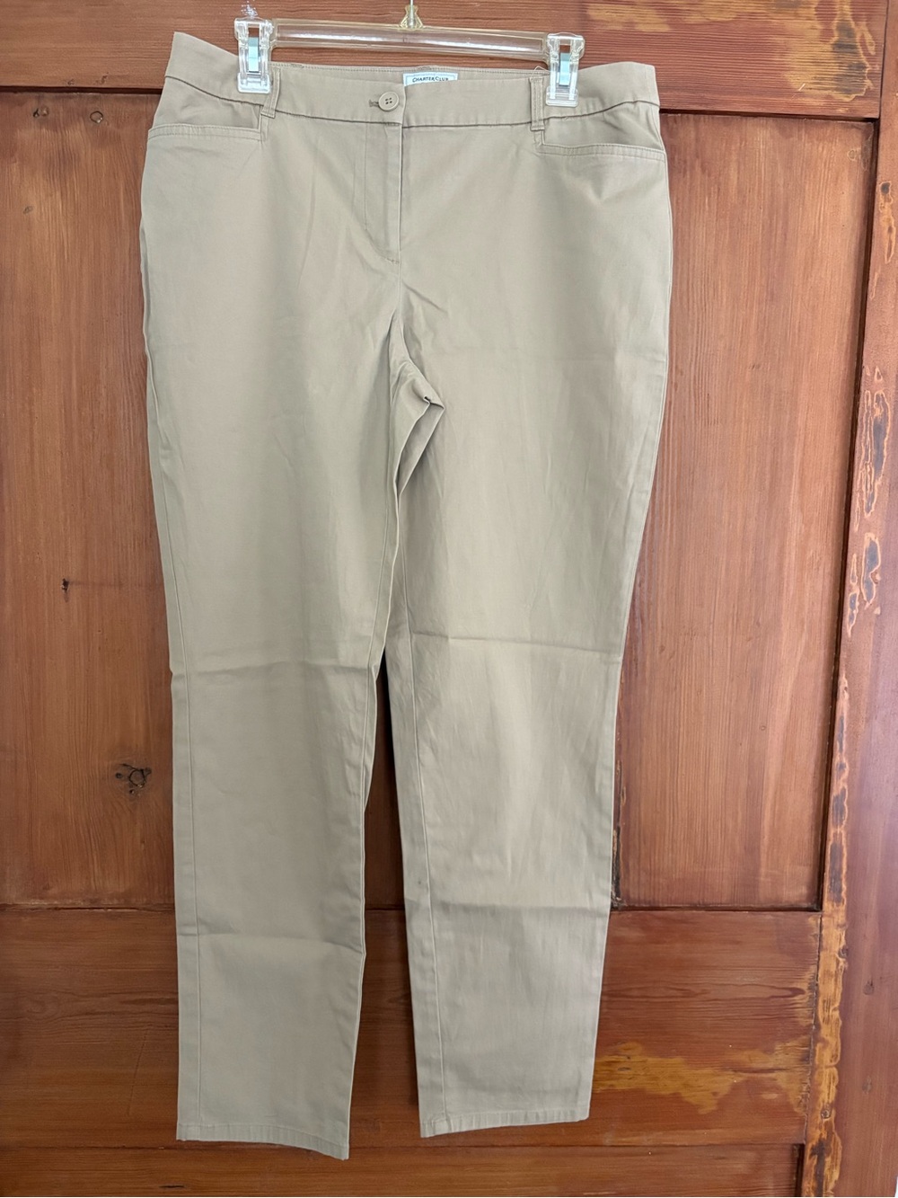Charter Club Classic Fit Khakis Chinos Pants Size 8